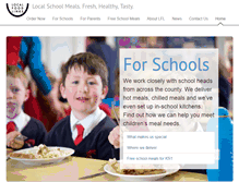 Tablet Screenshot of localfoodlinks.org.uk